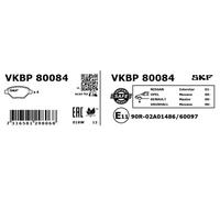 SKF Kit pastiglie freni VKBP 80084 - anteriore, freno a disco per Renault Master