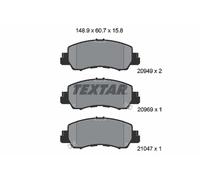 Textar Kit pastiglie freni 2094901 anteriore, freno a disco per Mitsubishi Eclipse Cross