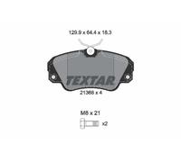 Kit pastiglie freno anteriore TEXTAR 2136801 per OPEL OMEGA B (V94)