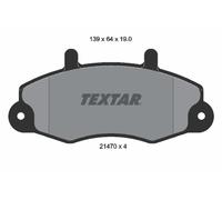 Kit pastiglie freno anteriore TEXTAR 2147001 per FORD TRANSIT