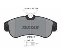 Kit pastiglie freno anteriore TEXTAR 2154601 per