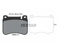 KIT PASTIGLIE FRENO ANT TEXTAR MERCEDES-BENZ CLASSE C C 270 I 120KW 00>07 239...