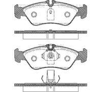 Kit pastiglie freno anteriore TRISCAN 8110 23010 per MERCEDES SPRINTER 2.1 413