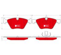 TRW Kit pastiglie freno GDB1559DTE – Freno a disco per BMW (BRILLIANCE)