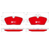 Trw GDB1611DTE Kit Pastiglie per Freno a Disco