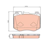 Set di pastiglie freno TRW GDB2081, anteriore