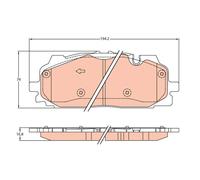 TRW Set pastiglie freno GDB2158 – Anteriore per Audi, VW, Cupra