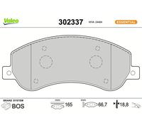 Kit pastiglie freno anteriore VALEO 302337 per VW AMAROK