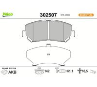 Kit pastiglie freno anteriore VALEO 302507 per MAZDA CX-5 2.2 D