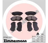 ZIMMERMANN Pastiglie freno 25760.170.1 Anteriori per Subaru, Toyota