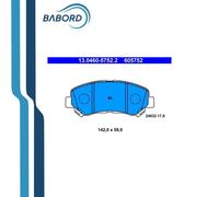 Kit Pastiglie Freno ANTERIORI ATE 605752 D1060JD00A NISSAN X-TRAIL II (T31) 2007