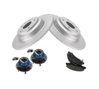 Kit pastiglie freno anteriori Ceic con rotore rivestito e mozzo cuscinetti a sfera ruota for DTS 2006-2011 for Impala 2012-2013 for LaCrosse 2008-2009 for Lucerna