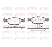 Kit Pastiglie Freno anteriori Fiat Punto (188) Grande Punto ReEMSA 0587.00