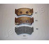 KIT PASTIGLIE FRENO ANTERIORI JAPANPARTS PA-191AF