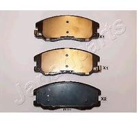 KIT PASTIGLIE FRENO ANTERIORI JAPANPARTS PA-W10AF