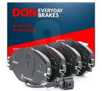 KIT PASTIGLIE FRENO ANT BREMBO AUDI A3 back 1.2 TFSI 77KW 13> P85126