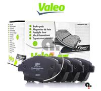 VALEO - Imbottiture per freni First - 301426 - Set di 4 imbottiture - Asse Anteriore - Completamente dotato di accessori montati.