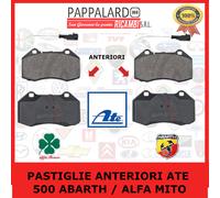 KIT PASTIGLIE FRENO ATE (60-4853) ANTERIORI PER 500 - PUNTO ABARTH - ALFA MITO