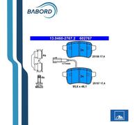 Kit Pastiglie Freno ATE 602767 POSTERIORE ALFA ROMEO GIULIETTA (940_)