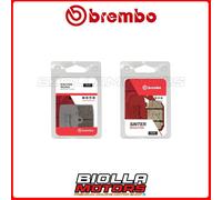 KIT PASTIGLIE FRENO BREMBO BUELL XB12 SCG LIGHTNING 1200 2010 ANTERIORE + POSTER