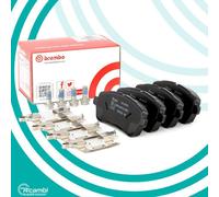 KIT PASTIGLIE FRENO BREMBO P24072 LATO ANTERIORE PER FORD FIESTA MK6 MAZDA SEDAN