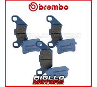 KIT PASTIGLIE FRENO BREMBO QUADZILLA XRV E 250 2006 ANTERIORE + POSTERIORE [CC -