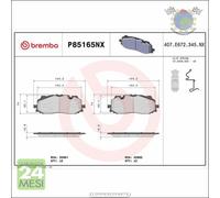 Kit Pastiglie freno brembo Xtra Ceramic Ant per AUDI E-TRON Q8 Q7 Q5 Q3 A8 A7 A