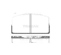 Kit Pastiglie Freno Dischi 16 MM TRISCAN Iam-Expertise per U.a. Volvo 240