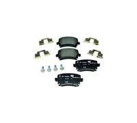 Kit Pastiglie Freno Dischi 17,2 mm HELLA con Indicatore Usura per u.a. AUDI A6