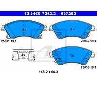 Kit Pastiglie Freno Disco Freno ATE per Opel Astra J Caravan (P10