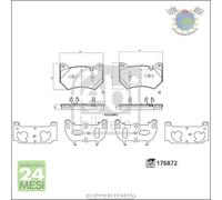 Kit Pastiglie freno Febi Anteriore per AUDI Q5