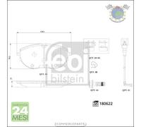 Kit Pastiglie freno Febi Anteriore per VW TRANSPORTER CALIFORNIA MULTIVAN #gu