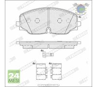 Kit pastiglie freno Ferodo Anteriore per VW ATLAS