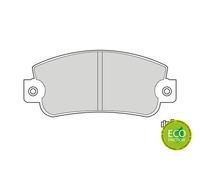 KIT PASTIGLIE FRENO FERODO FIAT UNO (146) PANDA (141) SEAT IBIZA (21A)