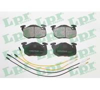 Kit pastiglie freno, Freno a disco 05P384 LPR per CITROËN PEUGEOT