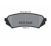 Kit pastiglie freno, Freno a disco 2353902 TEXTAR per TOYOTA LEXUS