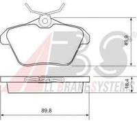 Kit pastiglie freno, Freno a disco 36935 A.B.S. per LANCIA ALFA ROMEO