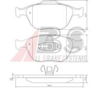 KIT PASTIGLIE FRENO FORD FIESTA IV (JA_, JB_) PUMA (EC_) FIESTA Hatchback Van (J