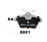 Kit pastiglie freno, Freno a disco - ASHIKA 51-00-00001