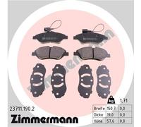 Kit pastiglie freno, Freno a disco Assale anteriore per ALFA ROMEO FIAT LANCIA B