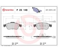 Kit pastiglie freno, Freno a disco Assale anteriore per ALFA ROMEO GIULIETTA