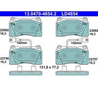 Kit pastiglie freno, Freno a disco Assale anteriore per ALFA ROMEO GIULIETTA