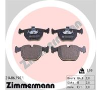 Kit pastiglie freno, Freno a disco Assale anteriore per ALPINA BMW 5 7 B10 X3 X5