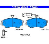 Kit pastiglie freno, Freno a disco Assale anteriore per AUDI 100 200 80 QUATTRO