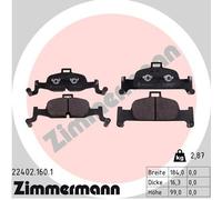 Kit pastiglie freno, Freno a disco Assale anteriore per AUDI AUDI (FAW) A4 A4 Al