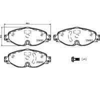 Kit pastiglie freno, Freno a disco Assale anteriore per AUDI AUDI (FAW) FORD SEA