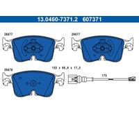 Kit pastiglie freno, Freno a disco Assale anteriore per AUDI CUPRA SEAT SKODA VW