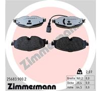 Kit pastiglie freno, Freno a disco Assale anteriore per AUDI CUPRA SEAT SKODA VW