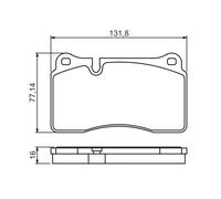 Kit pastiglie freno, Freno a disco Assale anteriore per AUDI CUPRA SEAT VW A3 AT