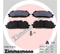 Kit pastiglie freno, Freno a disco Assale anteriore per AUDI CUPRA VW A3 A4 A4 A